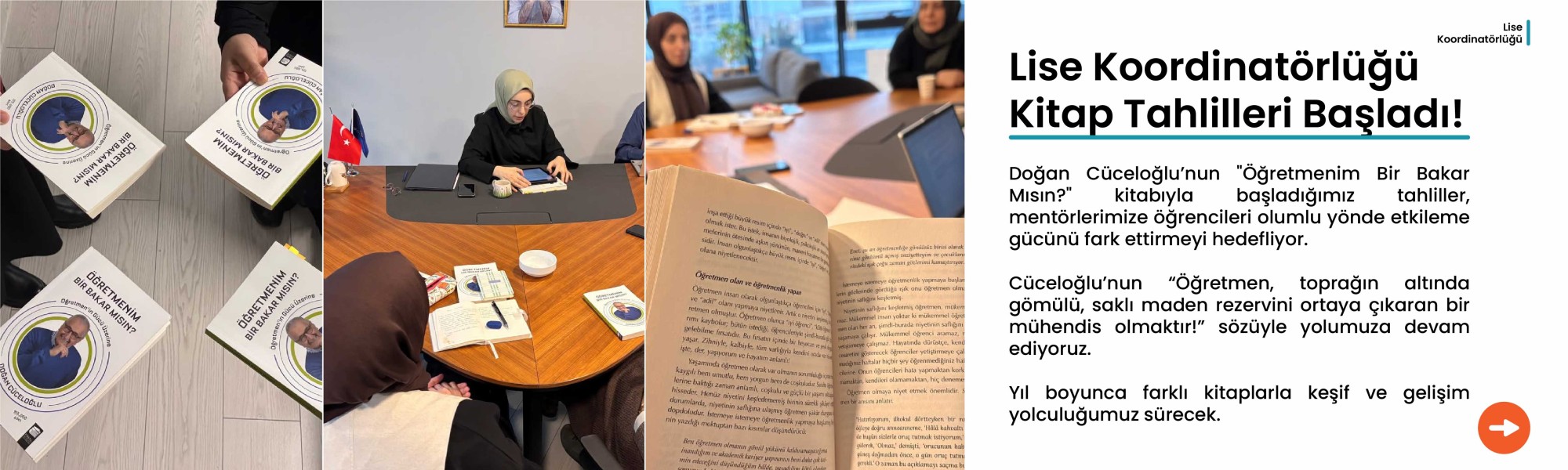 Lise Koordinatörlüğü Kitap Tahlilleri Başladı!