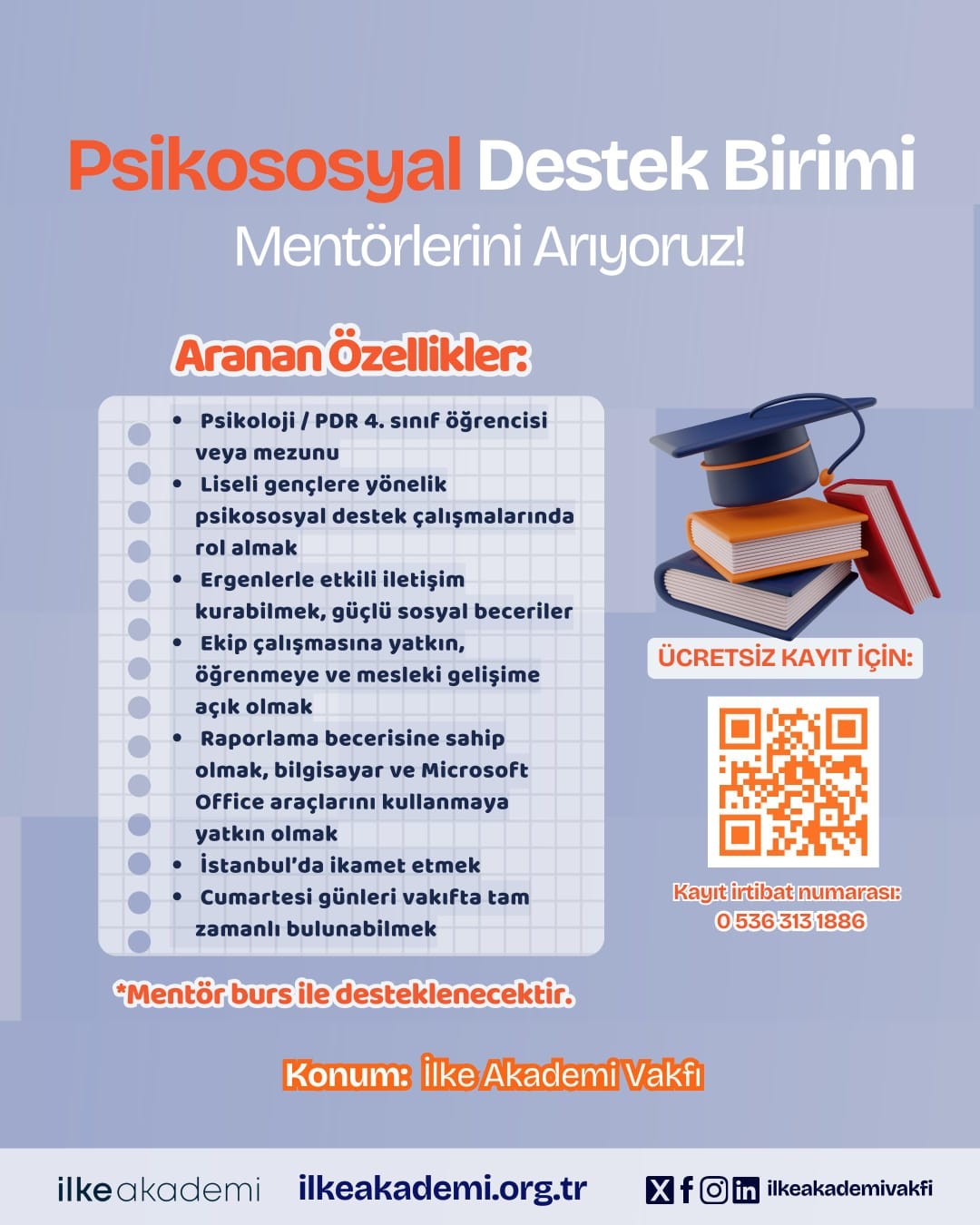 📢 Psikososyal Destek Birimi Mentörlerini Arıyor!