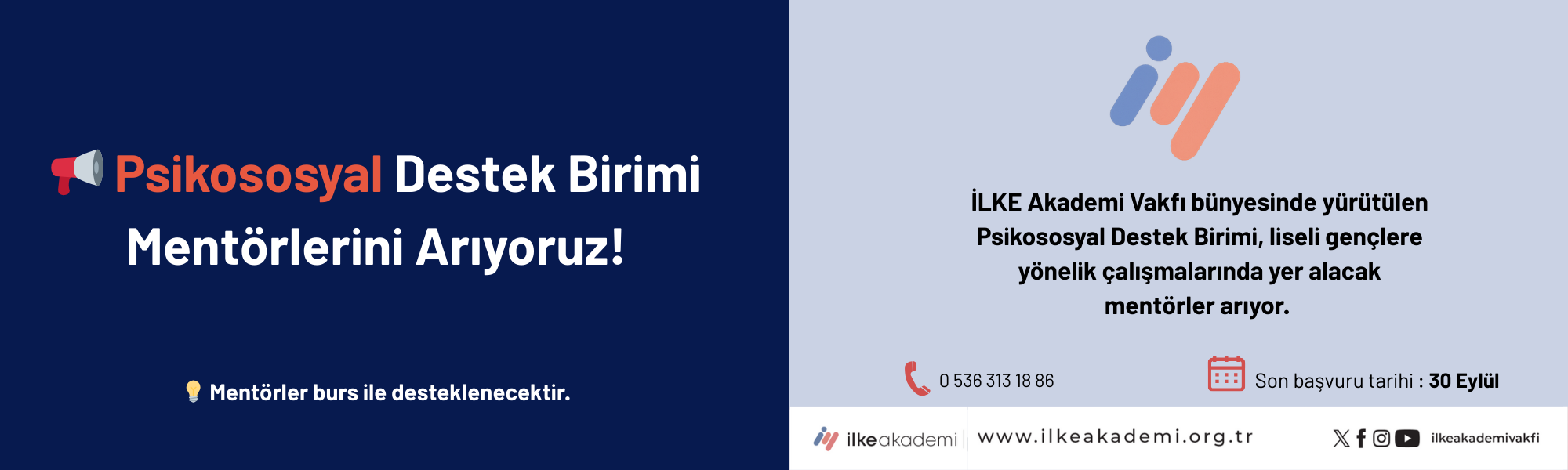 Psikososyal Destek Birimi Mentörlerini Arıyor!